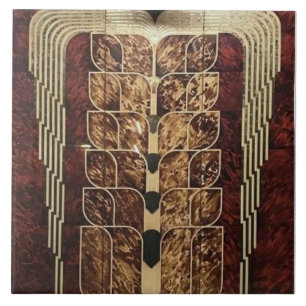 AZULEJO DE CERÂMICA  PAINÉIS INLIDOS DE WOODWWORK DE ART DECO