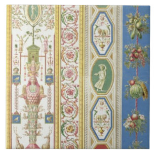Azulejo De Cerâmica Painel do Loggia de Raphael no vaticano, engr
