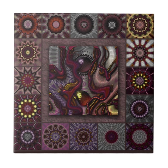 Azulejo De Cerâmica País escurecido (Frente)