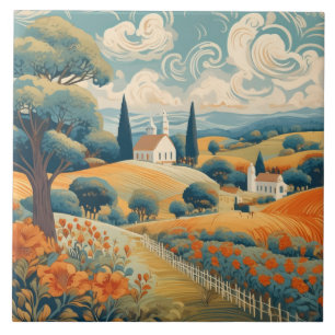 Azulejo De Cerâmica País Francês