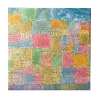 Azulejo De Cerâmica Paisagem Colorida - Paul Klee