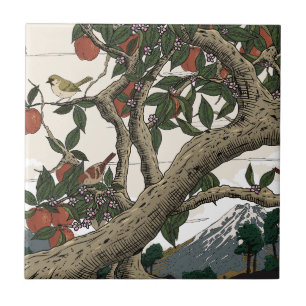 Azulejo De Cerâmica Paisagem da Macieira