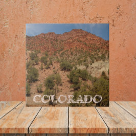 Azulejo De Cerâmica Paisagem das Rochas Vermelhas do Colorado