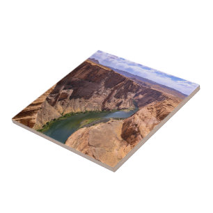 Azulejo De Cerâmica Paisagem Deslumbrante do Grand Canyon e do Rio Col