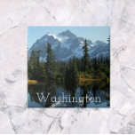 Azulejo De Cerâmica Paisagem do Estado de Washington Monte Shuksan<br><div class="desc">Azulejo cerâmico com uma foto cênica do Monte Shuksan,  localizado em North Cascades of Washington. Selecione o tamanho do seu azulejo. Faz uma trivet de viagem-souvenir excelente!</div>