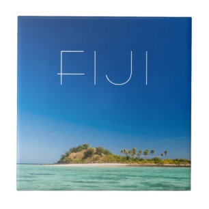 Azulejo De Cerâmica Paisagem do Mar do Blue Lagoon, Fiji