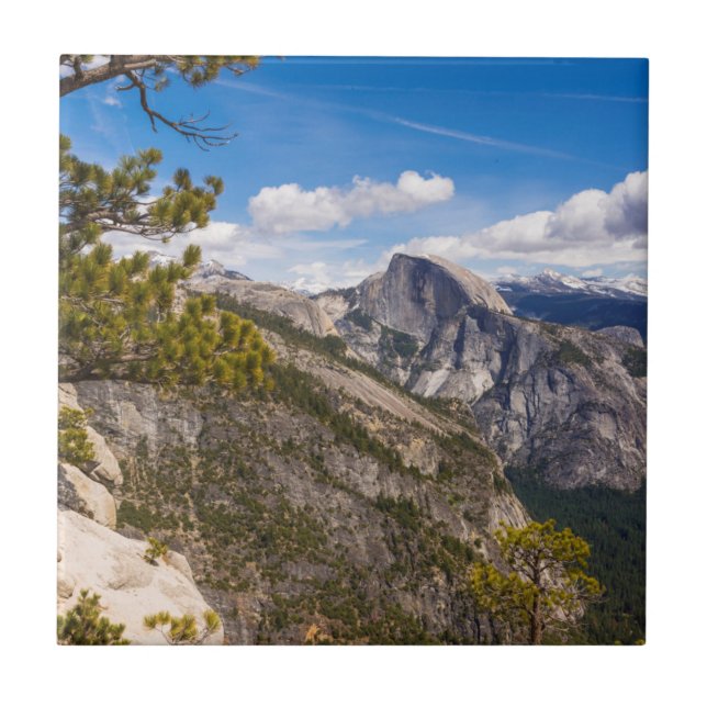 Azulejo De Cerâmica Paisagem Half Dome, Califórnia (Frente)