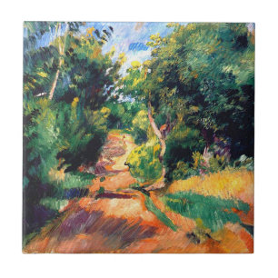 Azulejo De Cerâmica Paisagem perto de Varengeville por Renoir