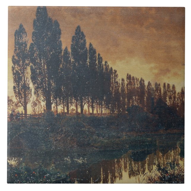 Azulejo De Cerâmica Paisagem rural na Baviera (Alemanha) (Frente)