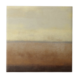 Azulejo De Cerâmica Paisagem Solitária do Deserto por Norman Wyatt