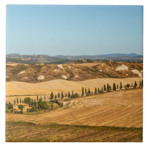 Azulejo De Cerâmica Paisagens típicas da província de Siena, na Toscan