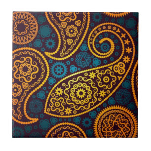 Azulejo De Cerâmica Paisley