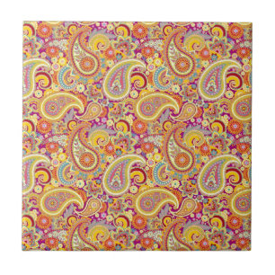 Azulejo De Cerâmica Paisley brincalhão