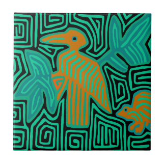 Azulejo De Cerâmica Pajaro Tropical