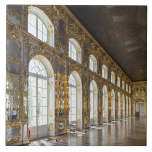 Azulejo De Cerâmica Palácio de Catarina, detalhe do Grande Salão