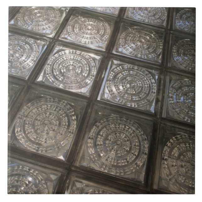 Azulejo De Cerâmica Palacio de Comunicações, piso de vidro (Frente)