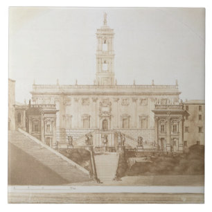 Azulejo De Cerâmica Palazzo Senatorio, o Capitólio, Roma, 'de Fragme