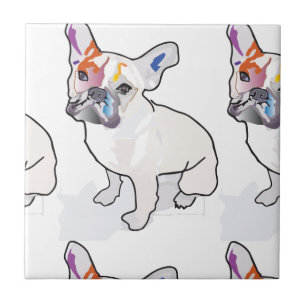 Azulejo De Cerâmica palhaço do frenchie