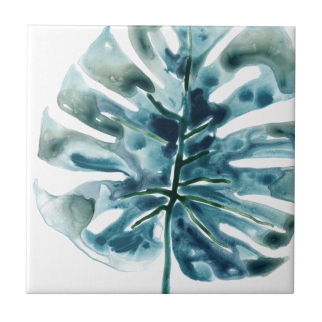 Azulejo De Cerâmica Palm de Joias Tropical (Frente)