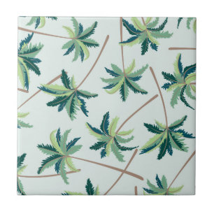 Azulejo De Cerâmica Palma australiana tropical do Foxtail