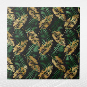 Azulejo De Cerâmica Palma Verde-Tropical Folm Glam