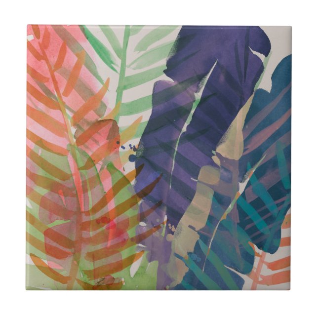 Azulejo De Cerâmica Palmas Elétricas (Frente)