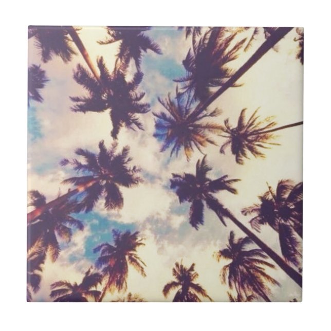 Azulejo De Cerâmica Palmeiras (Frente)