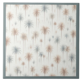 Azulejo De Cerâmica Palmeiras de Fogos de Artifício
