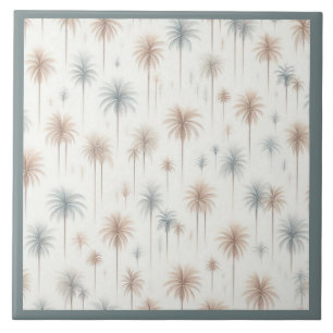 Azulejo De Cerâmica Palmeiras de Fogos de Artifício