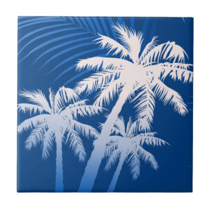 Azulejo De Cerâmica Palmeiras do verão