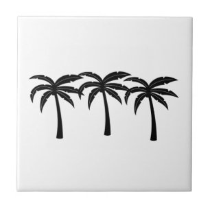 Azulejo De Cerâmica Palmeiras Tropicais