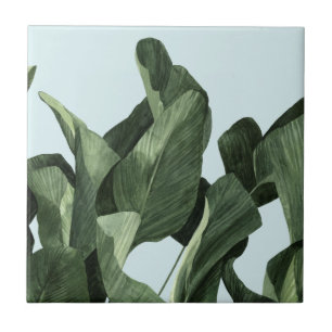 Azulejo De Cerâmica Palms Celadon