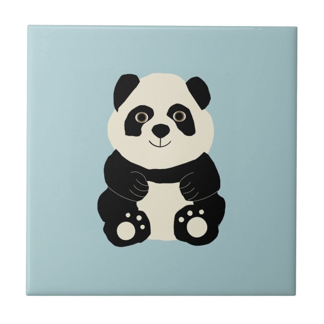 Azulejo De Cerâmica Panda (Frente)