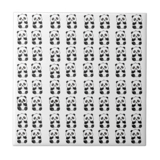 Azulejo De Cerâmica Panda Fofo Mordendo
