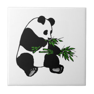 Azulejo De Cerâmica Panda Gigante