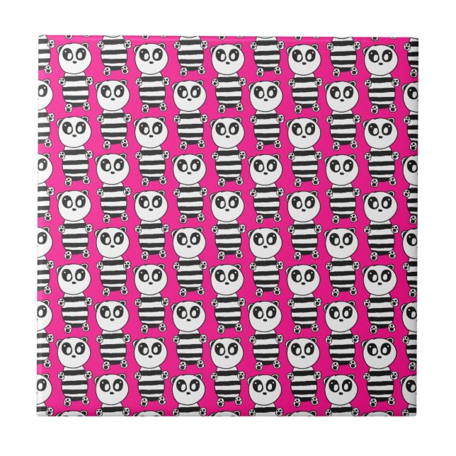 Azulejo De Cerâmica Panda Kids (Frente)