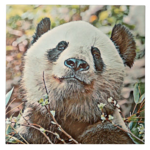 Azulejo De Cerâmica panda toony