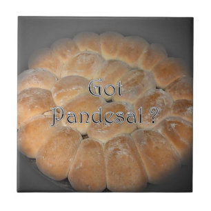 Azulejo De Cerâmica Pandesal obtido? Rolo doce filipino do comensal