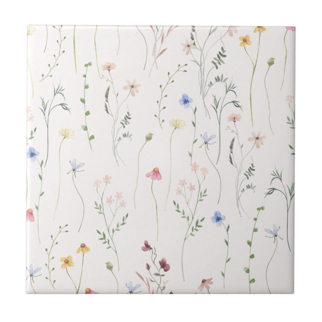 Azulejo De Cerâmica pântano cor-de-água (Frente)