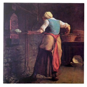 Azulejo De Cerâmica Pão de assar, Jean-Francois Millet