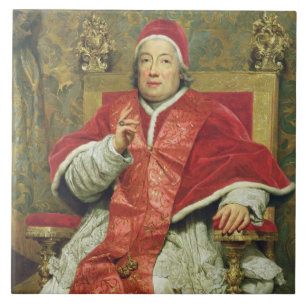 Azulejo De Cerâmica Papa Clemente XIII (1693-1769) (óleo em canvas)
