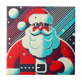 Azulejo De Cerâmica Papai Noel