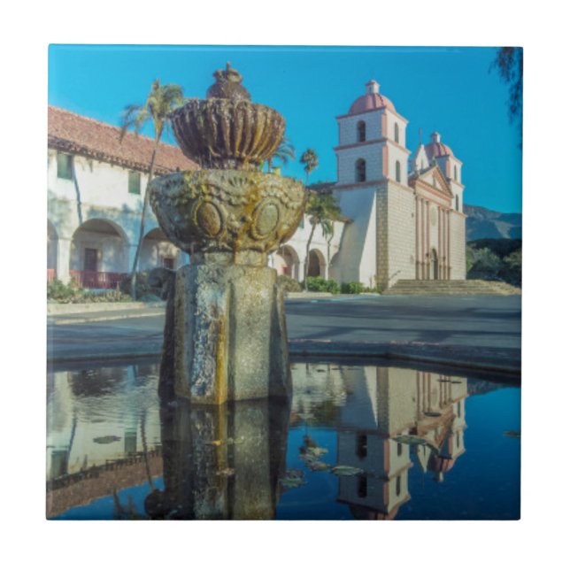 Azulejo De Cerâmica Papais noeis de Missão Barbara (Frente)