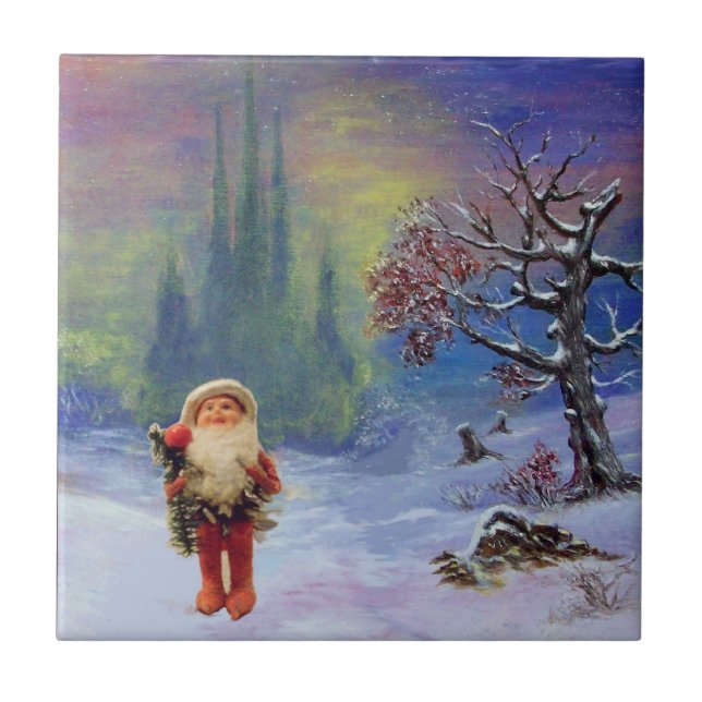 AZULEJO DE CERÂMICA  PAPAIS NOEIS DOS GNOMS (Frente)