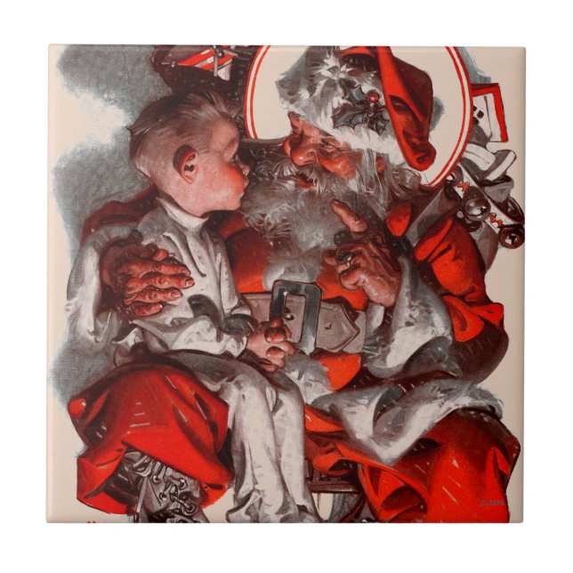 Azulejo De Cerâmica Papais noeis Lap (Frente)