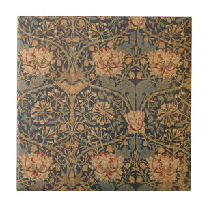 Azulejo De Cerâmica Papel de parede rico William Morris Honeysuckle
