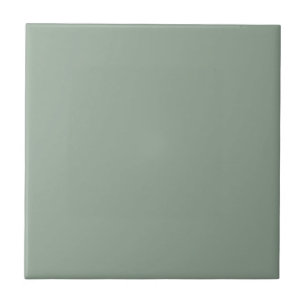 Azulejo De Cerâmica Papel de Parede Verde Sage Rise & Smooth   Antique