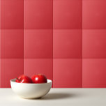 Azulejo De Cerâmica Papoila simples, vermelha sólida<br><div class="desc">Simples design vermelho-vivo.</div>