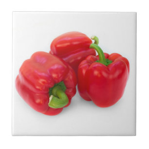 Azulejo De Cerâmica Paprika vermelha