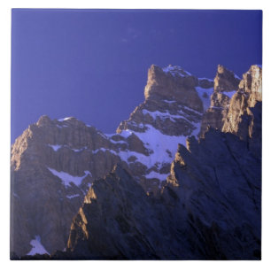 Azulejo De Cerâmica Paquistão, Baltoro Muztagh Range. O nascer do sol
